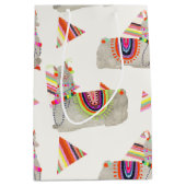 Llamarama Collectie Pattern II Medium Cadeauzakje (Voorkant)