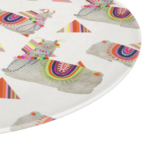 Llamarama Collectie Pattern II Snijplank (Hoek)