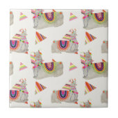 Llamarama Collectie Pattern II Tegeltje (Voorkant)