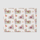 Llamarama Collectie Pattern II Tissuepapier (Voorkant)