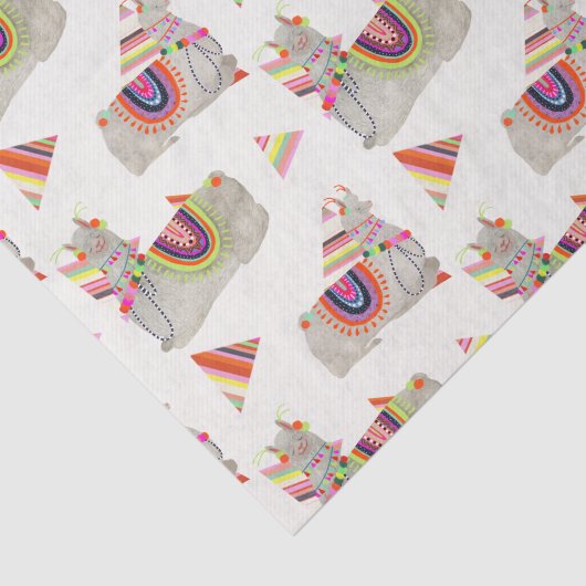 Llamarama Collectie Pattern II Tissuepapier (Detail)