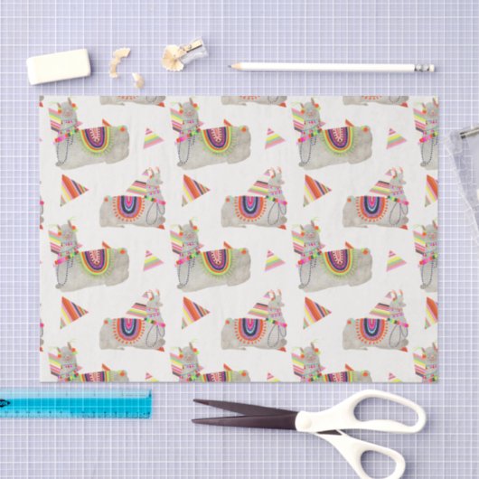 Llamarama Collectie Pattern II Tissuepapier (Craft)