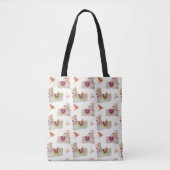 Llamarama Collectie Pattern II Tote Bag (Voorkant)