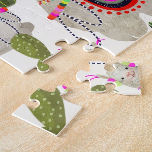 Llamarama Collectie Pattern Legpuzzel (Zijkant)