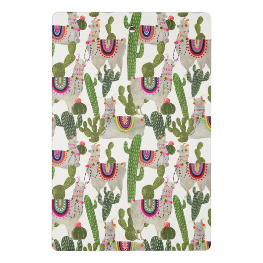 Llamarama Collectie Pattern Mini Klembord (Achterkant)