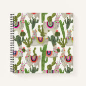 Llamarama Collectie Pattern Notitieboek (Voorkant)