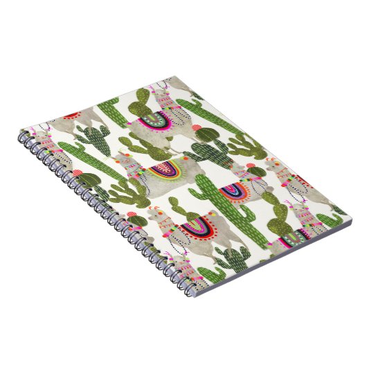 Llamarama Collectie Pattern Notitieboek (Rechterzijde)