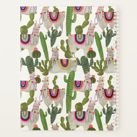 Llamarama Collectie Pattern Planner (Achterkant)