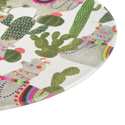 Llamarama Collectie Pattern Snijplank (Hoek)