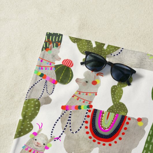 Llamarama Collectie Pattern Strandlaken (In situ)