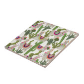 Llamarama Collectie Pattern Tegeltje (Zijkant)