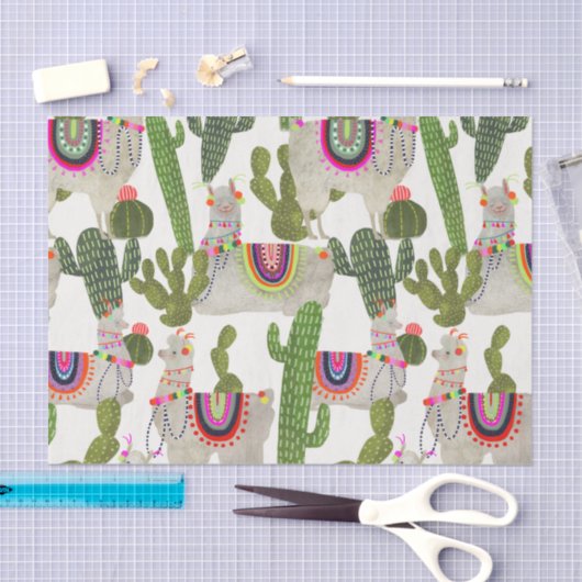 Llamarama Collectie Pattern Tissuepapier (Craft)