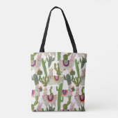 Llamarama Collectie Pattern Tote Bag (Achterkant)