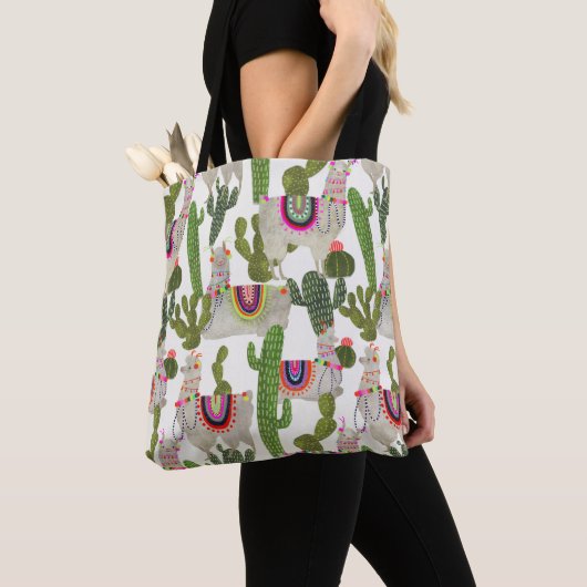 Llamarama Collectie Pattern Tote Bag (Dichtbij)
