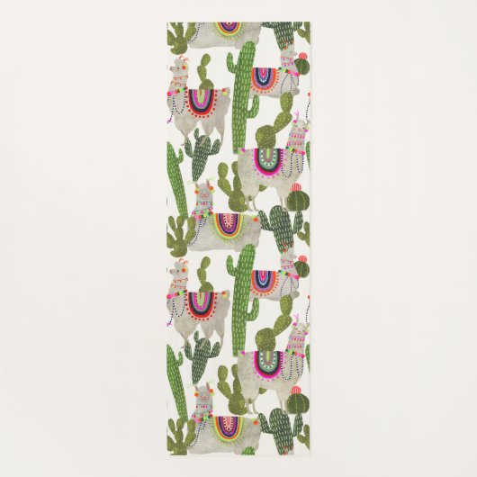 Llamarama Collectie Pattern Yogamat (Achterkant)