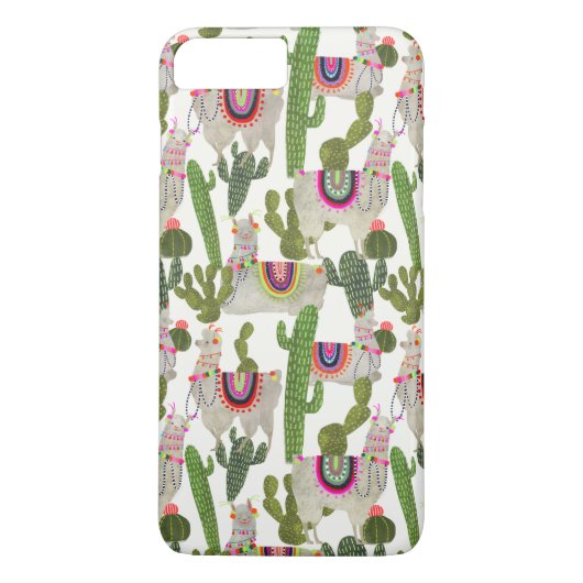 Llamarama Collectiepatroon Case-Mate iPhone Case (Achterkant)