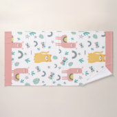 Llamas Alapaca Animal Boho Cute Badhanddoek (Badhanddoek)