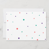 Llamas Blue Birthday Invitation met foto Kaart (Achterkant)