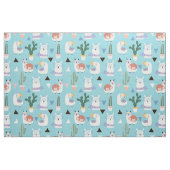 Llamas Cactus en Sloths Stof (Fat Quarter)