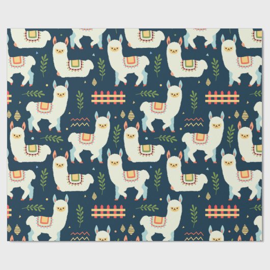Llamas Cadeaupapier (Vlak)