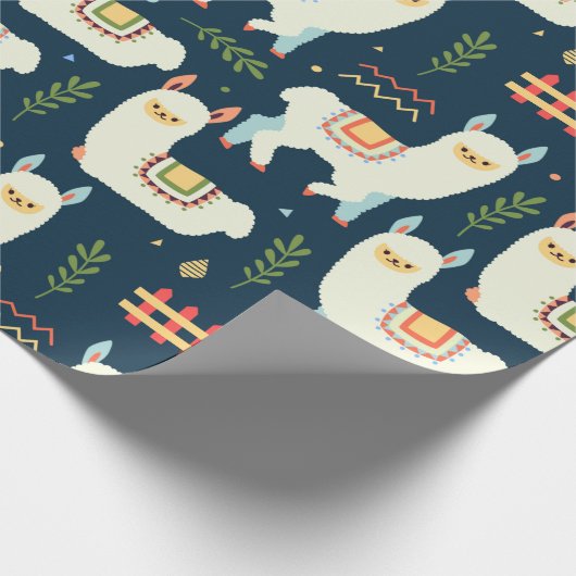 Llamas Cadeaupapier (Hoek)