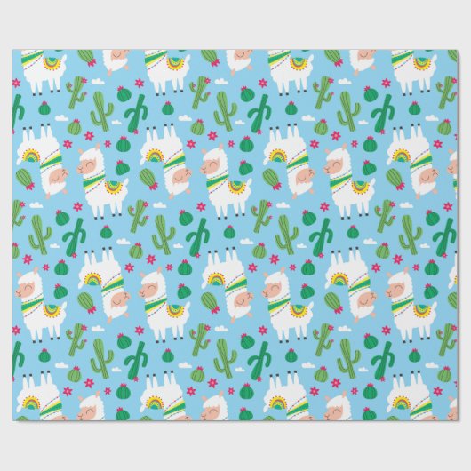 Llamas Cadeaupapier (Vlak)