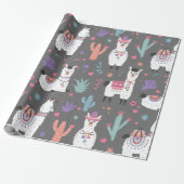 Llamas Cadeaupapier (Uitgerold)