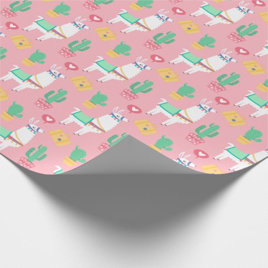 Llamas Cadeaupapier (Hoek)