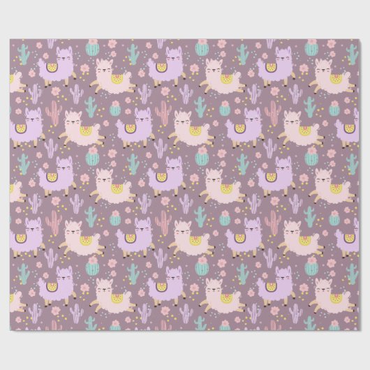 Llamas Cadeaupapier (Vlak)