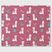 Llamas Cadeaupapier (Vlak)
