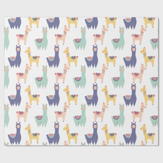 Llamas Cadeaupapier (Vlak)