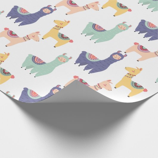 Llamas Cadeaupapier (Hoek)