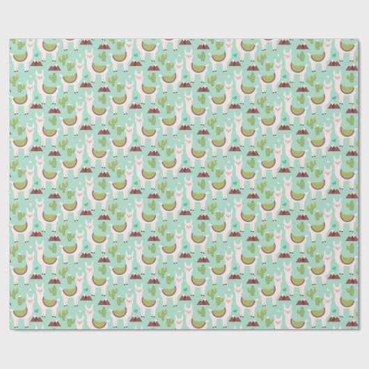 Llamas Cadeaupapier (Vlak)