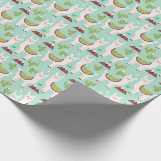 Llamas Cadeaupapier (Hoek)