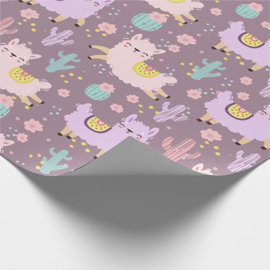 Llamas Cadeaupapier (Hoek)