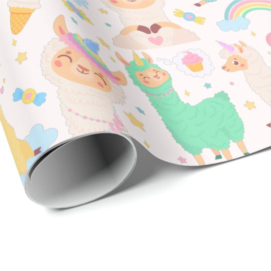 Llamas Cadeaupapier (Rol Hoek)