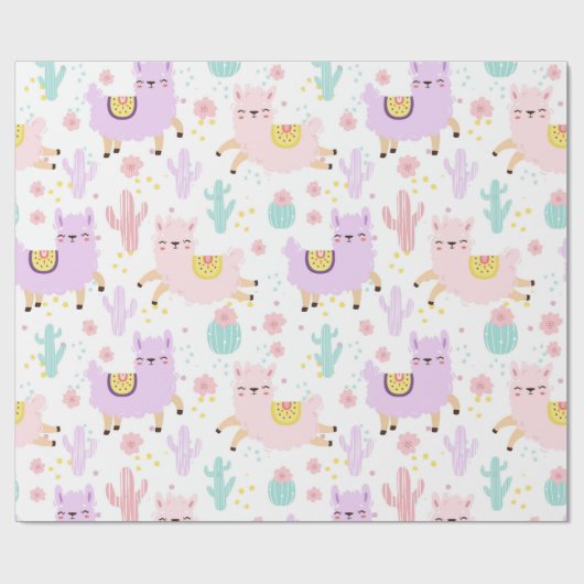 Llamas Cadeaupapier (Vlak)