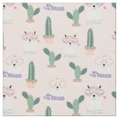 Llamas Fabric Stof (Close Up)