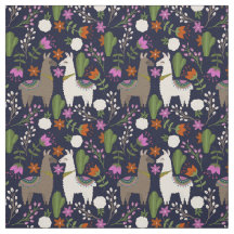 Llamas, Flowers en Cactus op de marine