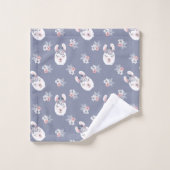 Llamas & Flowers Patroon Bad Handdoek (Wasdoekje)