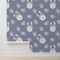 Llamas & Flowers Patroon