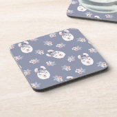 Llamas & Flowers Patroon Bier Onderzetter (Linkerzijde)