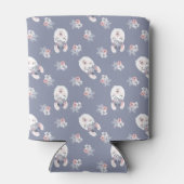 Llamas & Flowers Patroon Blikjeskoeler (Achterkant)