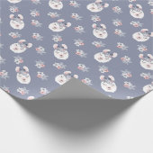 Llamas & Flowers Patroon Cadeaupapier (Hoek)