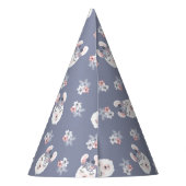 Llamas & Flowers Patroon Feesthoedjes (Achterkant)