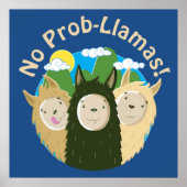 Llamas hebben geen Prob-Llamas Poster (Voorkant)