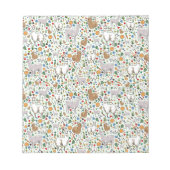 Llamas in Green Notitieblok (Voorkant)