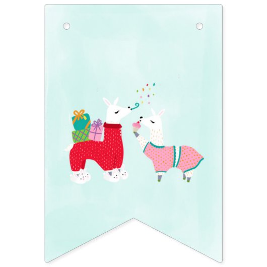Llamas in Pajamas Slumber Party Banner (Eerste vlag)