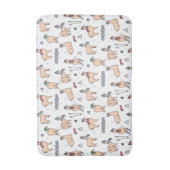 Llama's in Petten- en sorteerpatronen Badmat (Voorkant Verticaal)