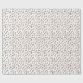 Llama's in Petten- en sorteerpatronen Cadeaupapier (Vlak)